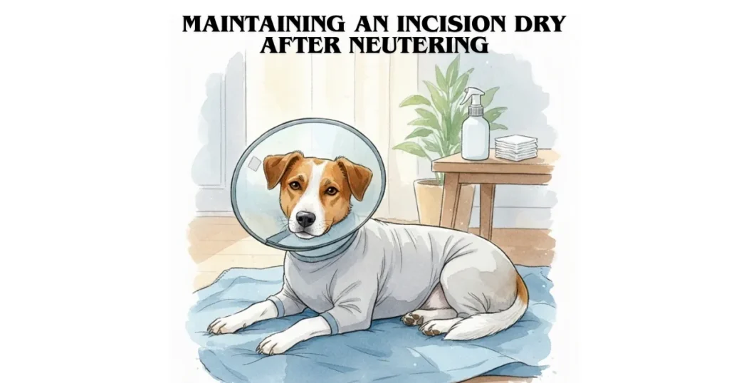 Incision Dry After Neutering