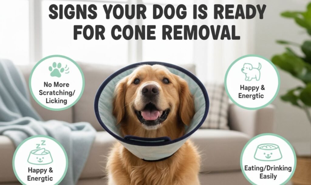 Knowing the Right Time to Remove the Cone After Neutering 1 Signs Your Dog Is Ready for Cone Removal