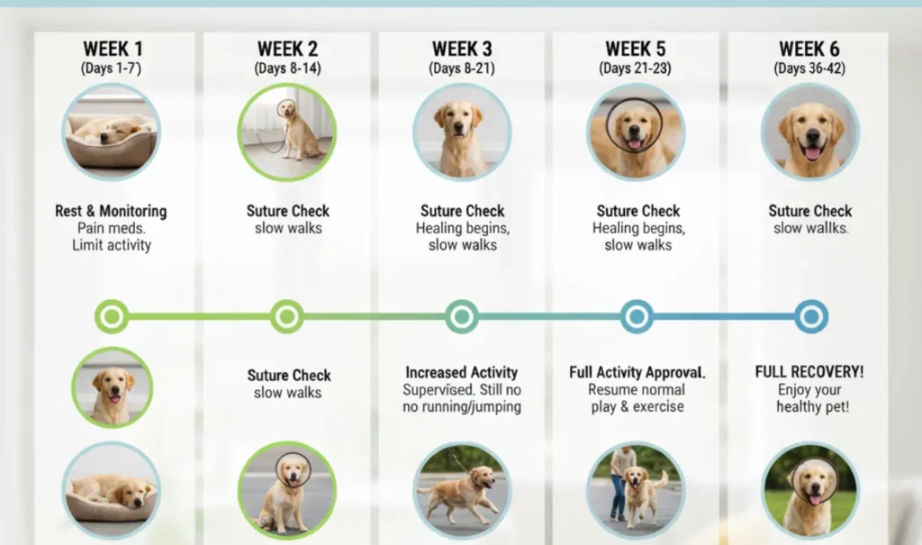 Timeline of Dog Recovery