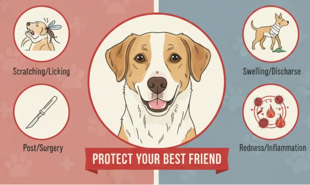 Wound causes and Infection Symptoms.
