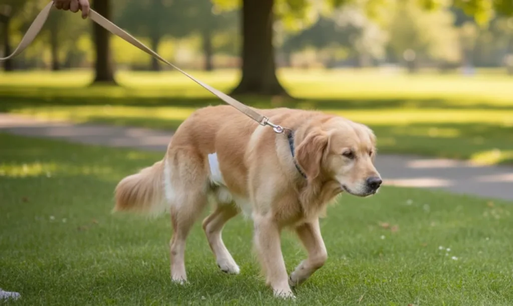 Dog Walk After Neutering 