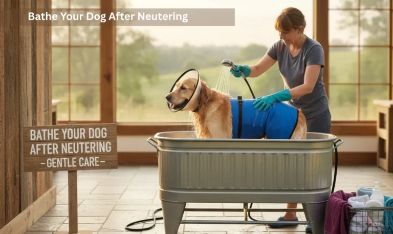 Bath Your Dog After Neutering