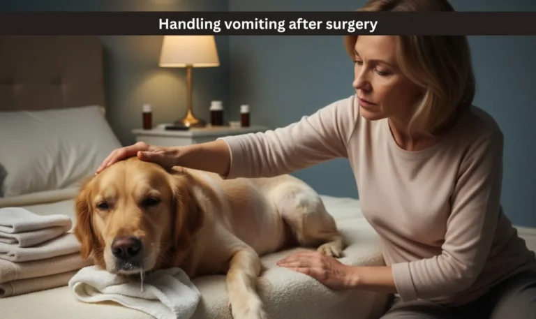 Handling vomiting after surgery