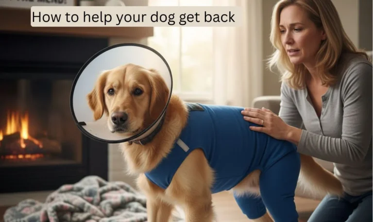 How to help your dog get back