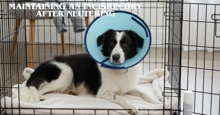 Incision Dry After Neutering